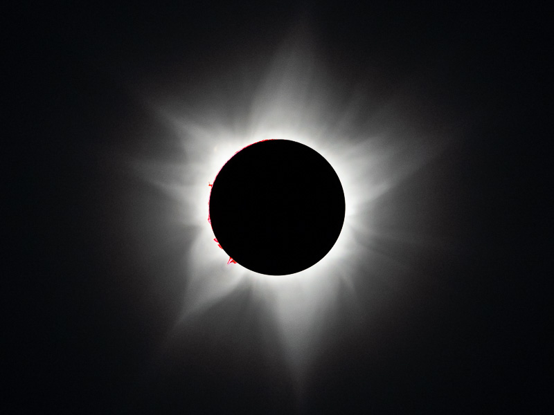 Total solar eclipse of April 20, 2023 aboard the ship Coral Geographer, Timor Sea, Kimberley Coast, Western Australia.