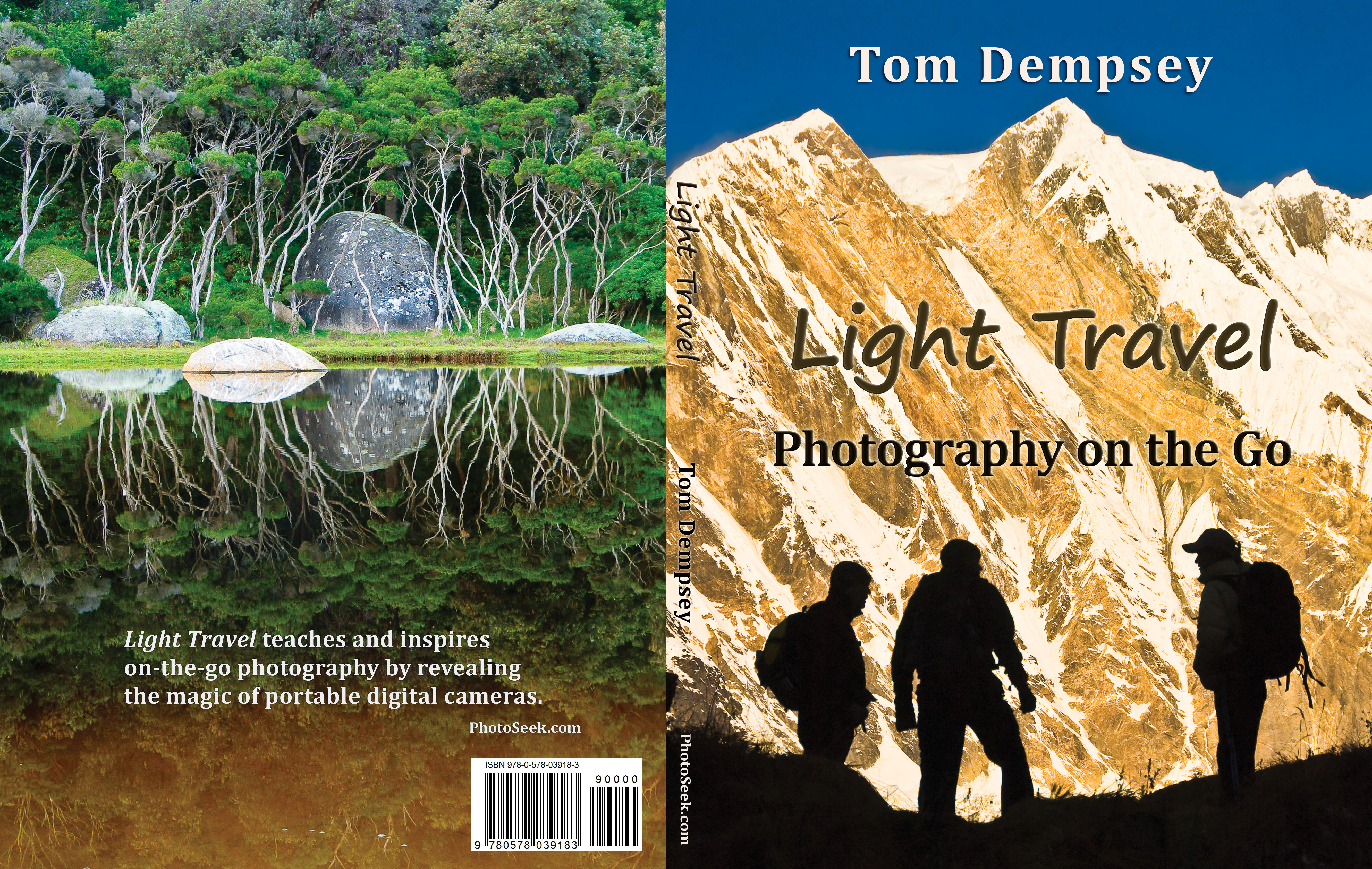 Light Travel book cover by Tom Dempsey